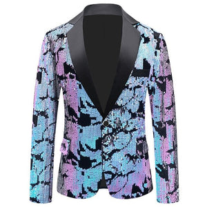 The Armand Sequin Slim Fit Blazer Suit Jacket WD Styles XS 