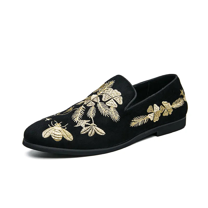 The Trajan Tapestry Black Loafers WD Styles Black US 5 / EU 38 