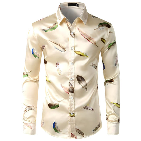 The Feathers Long Sleeve Shirt William // David XXL 